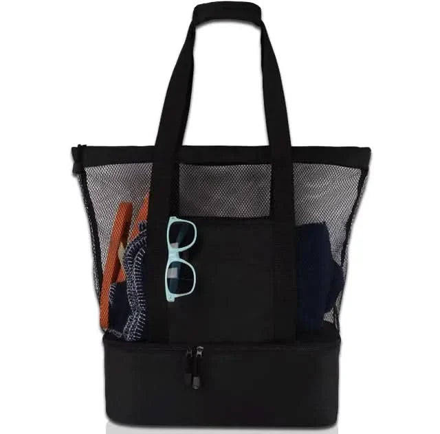 Lisslune | MESH PICNIC & BEACH BAG – Waterproof picnic & beach bag with double layer & high capacity