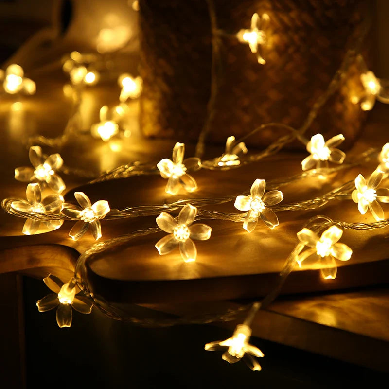 Rynx Snowflake LED Light Christmas Decorations For Home Hanging Garland Christmas Tree Decor Ornament Christmas Xmas Gift New Year