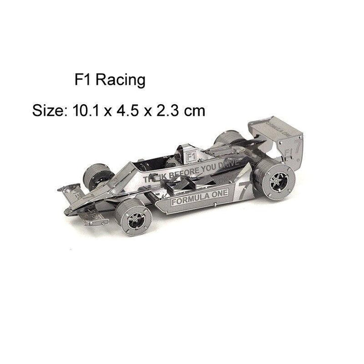 Lisslune | 3D Metal Race Model Building Kit for Creative Teens and Adults