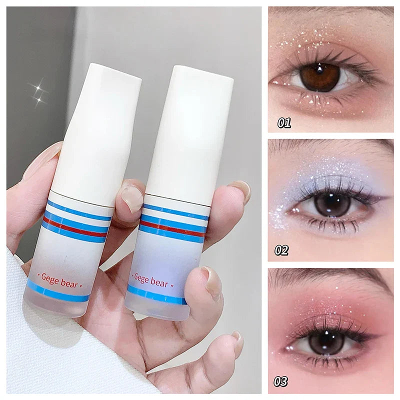 Rynx | Gege Bear Sparkling Diamond Liquid Eyeshadow, Versatile Highlighter Eyeshadow, No selection based on skin tone