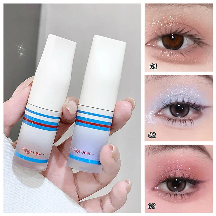 Rynx | Gege Bear Sparkling Diamond Liquid Eyeshadow, Versatile Highlighter Eyeshadow, No selection based on skin tone