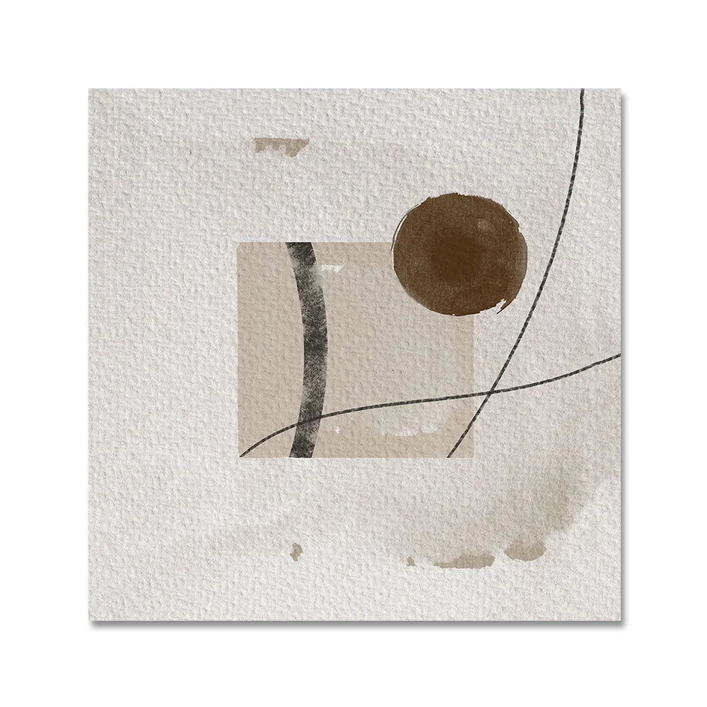Lisslune | Line Canvas Poster