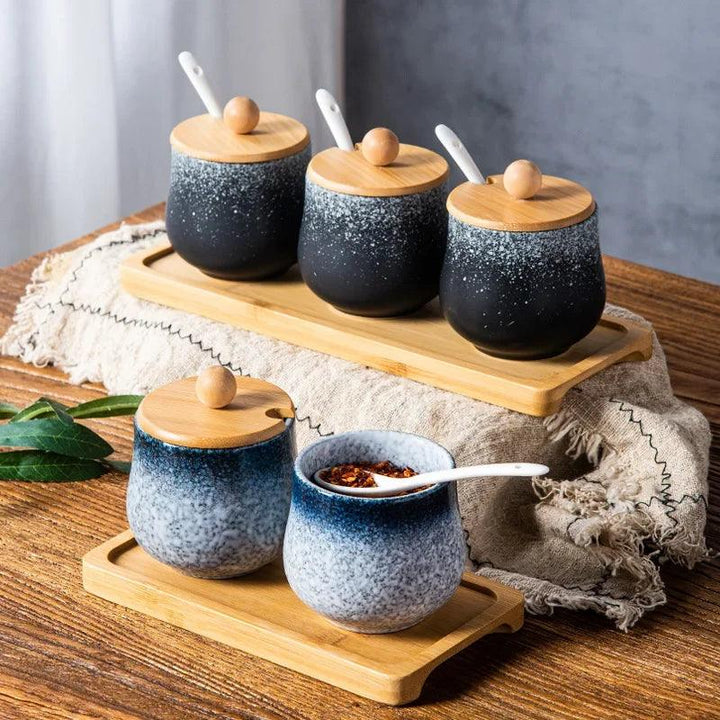 Lisslune | Exquisite Japanese Ceramic Spice Collection for Culinary Excellence