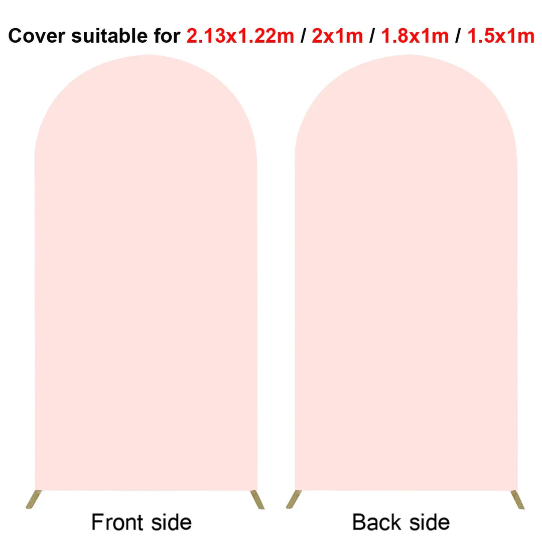 Rynx | 2M Metal balloon arch background stand birthday balloons party backdrop covers photo shoot double-sided elastic fabric background