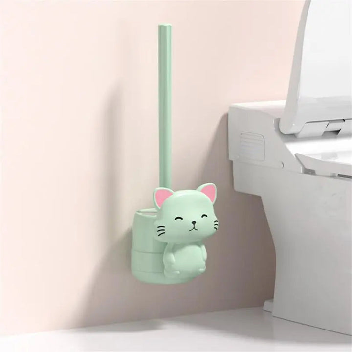 Lisslune | PurrfectClean - Toilet brush and holder with cat theme