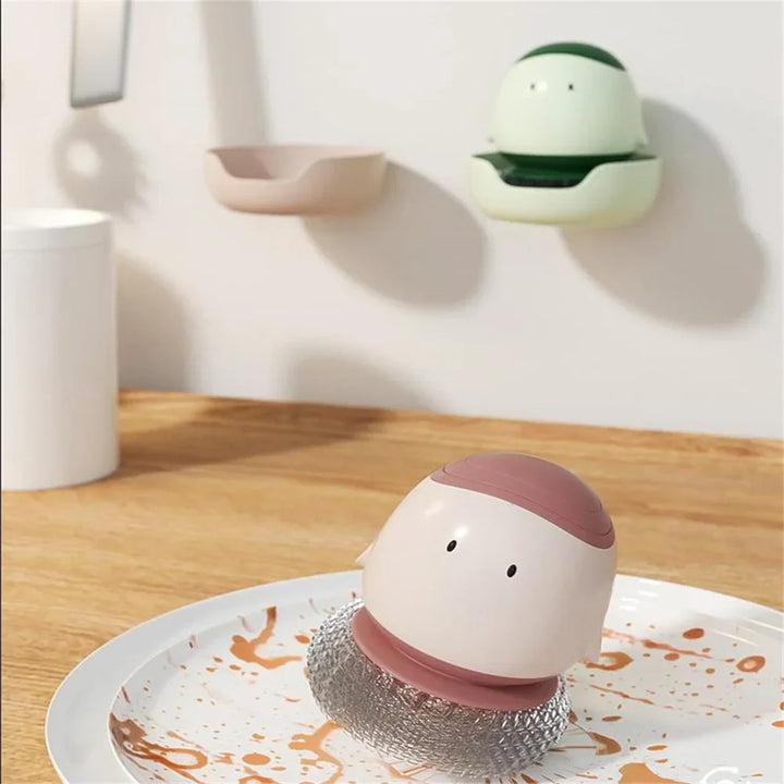 Lisslune | Automatic Liquid Dispenser Dishwashing Brush