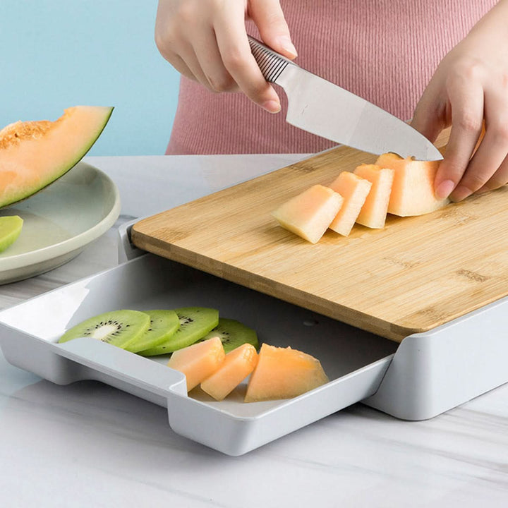 Lisslune | SliceTray – Multifunctional storage tray for cutting boards