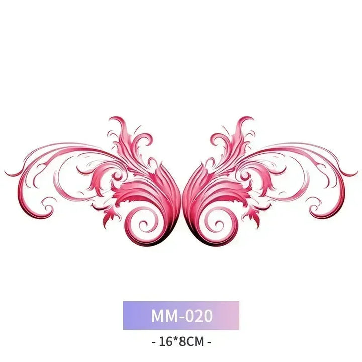 Rynx | 6-Piece Waterproof Tattoo Sticker Set Long-lasting Artificial Tattoo Girls 3D Artificial Sex Womb Tattoo for Women Temporary Abdomen섹스타투스티커 Product
