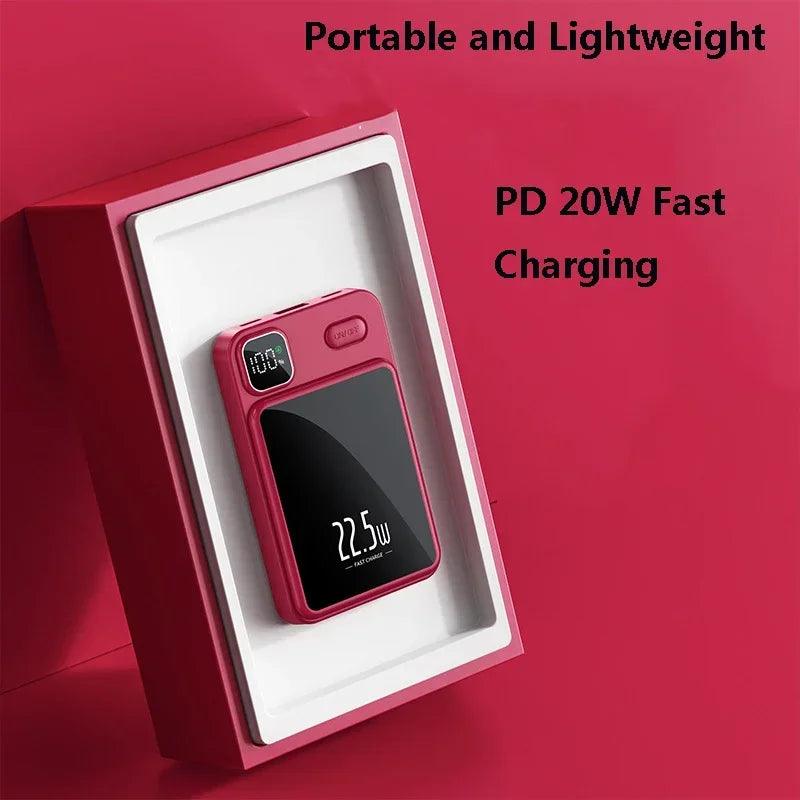 Lisslune | MagSafe compatible wireless power bank - 20000mAh with 20W fast charging capacity
