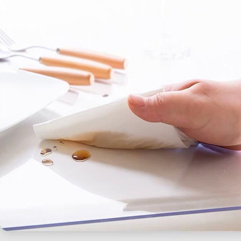 Lisslune | Soft Clear Cover Transparent Table Mat