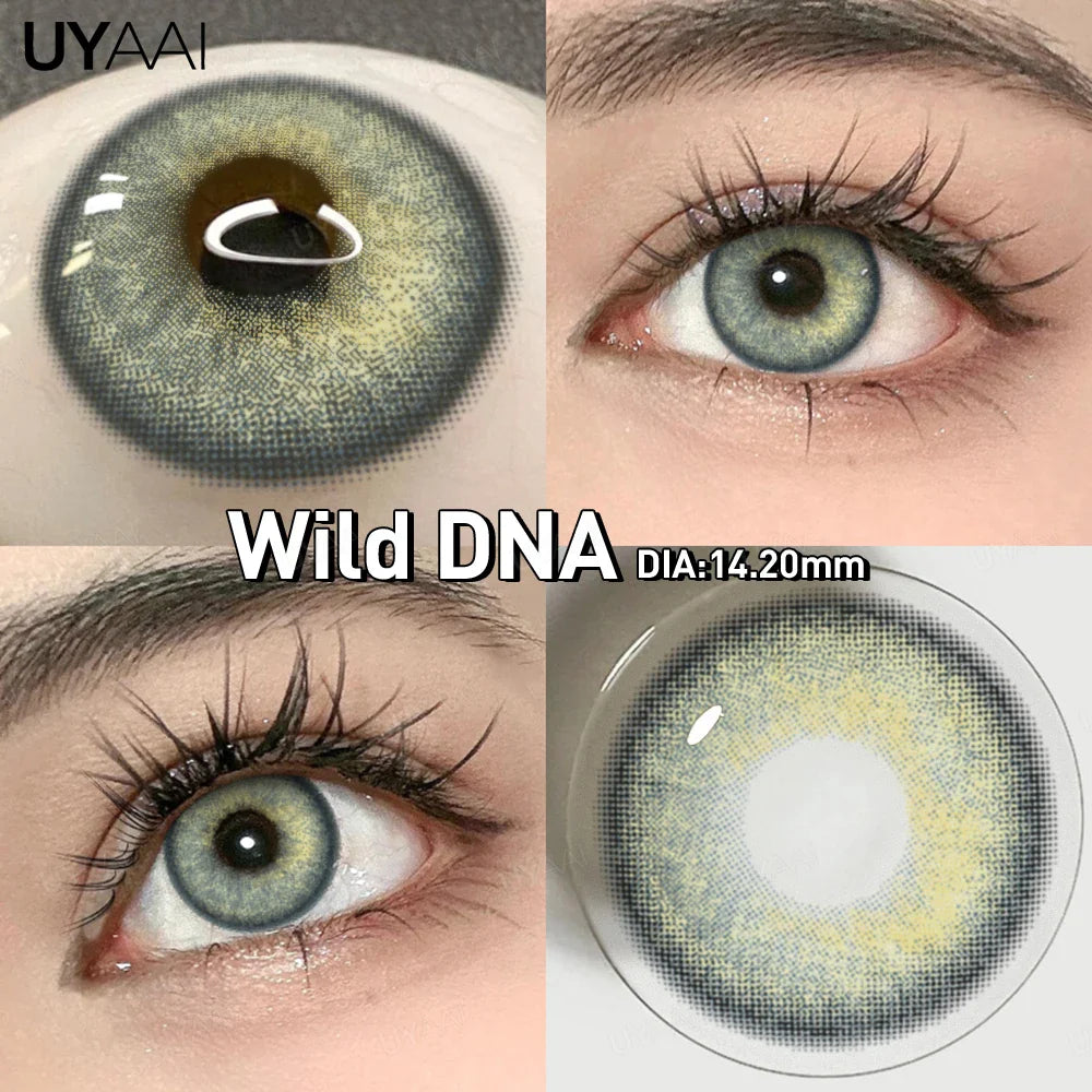 Rynx | 1 Pair Brown Lenses Natural Large Eyes Gray Lenses Cosmetics Korean Style Lenses y2k Colorcon Blue Eye Contacts Purple Lenses