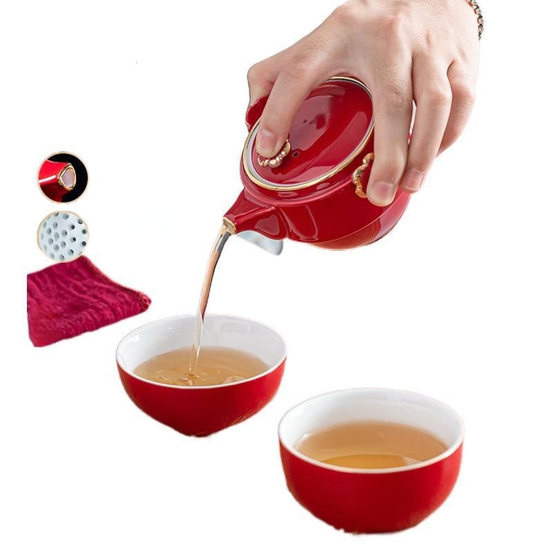Lisslune | Luck Cat Ceramic Quick Cup Tea Set