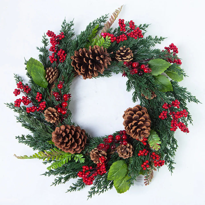 Lisslune | Red Berry Christmas Wreaths