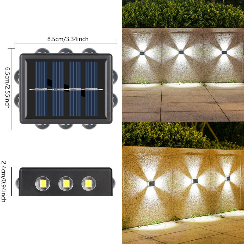Lisslune | SolarVibe – Sustainable Solar Wall Light for Modern Outdoors