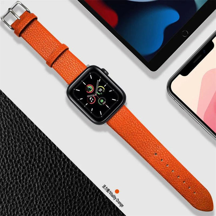 Lisslune | Crumb Glitter Leather Apple Watch Band - Luxe Sparkle Strap