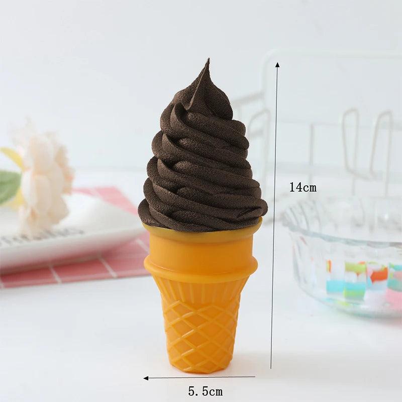 Lisslune | lifelike decorative ice cream cone model for photography and shop displays