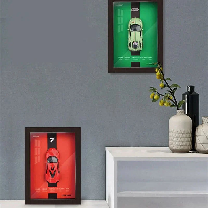 Lisslune | Framed 3D Car Model Decorative Artwork