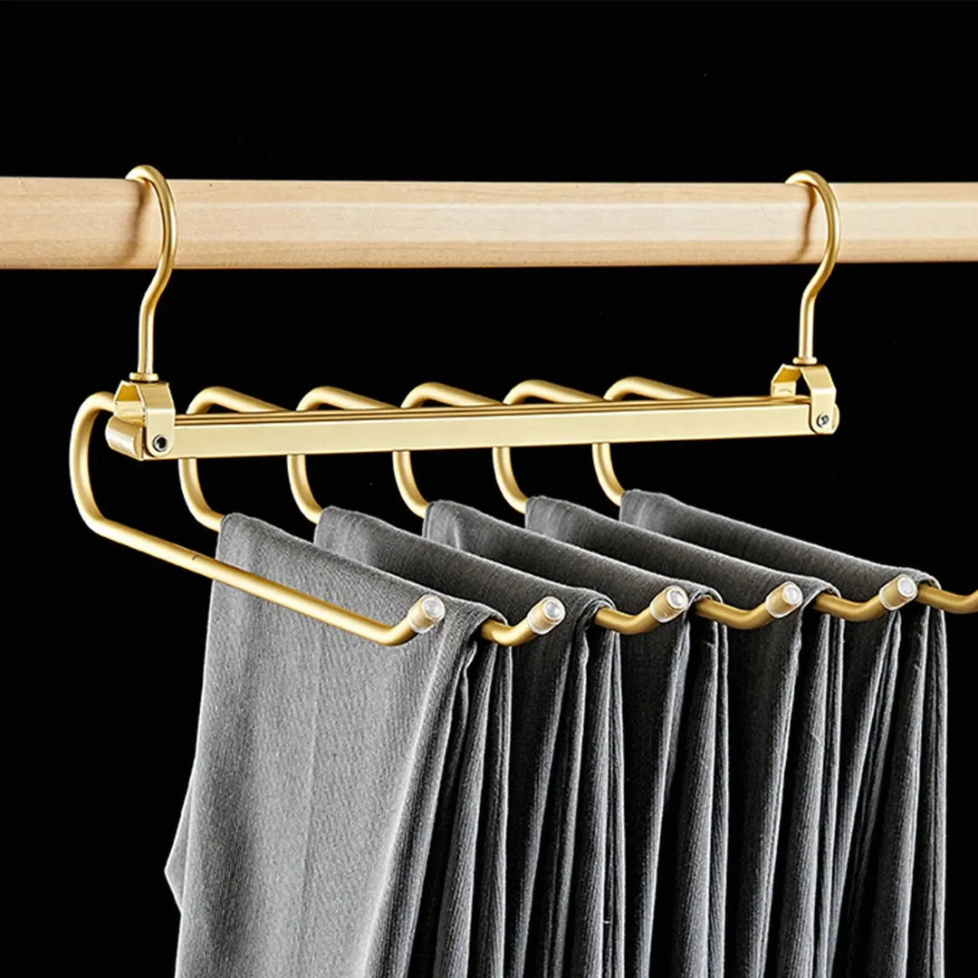 Lisslune | Revolutionize your wardrobe with the 6 In 1 trouser hangers