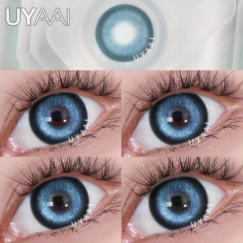 Rynx | 1 Pair Colored Contact Lenses for the Eyes Free Shipping Brown Lens Blue Lenses Gray Contact Lenses Fashion Lenses Korean Lenses