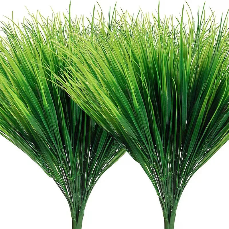 Lisslune | Artificial Wheat Grass Plant Made of Plastic – Decorative Grass for Garden, Home and Outdoor Area