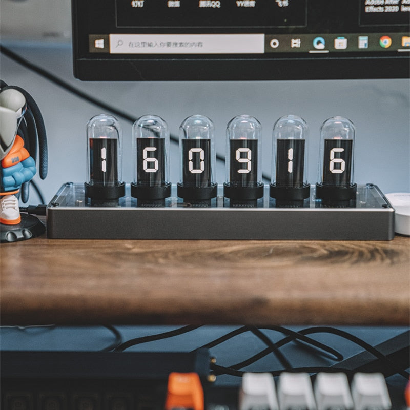 Lisslune | Digital Creative Vintage Glass Tube Clock