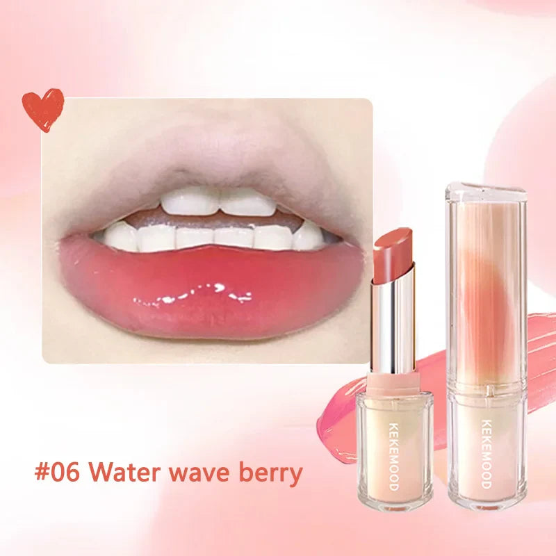 Rynx | Lipstick for Kekemood Moisturizing Mirror Water Light Set Lip Gloss Glass Tea Red Brown Lip Shine Tint Makeup Cosmetics