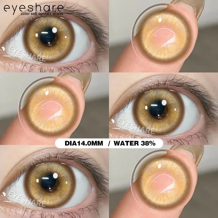 Rynx | 1 Pair Cosplay Colored Contact Lenses Anime Blue Lenses Purple Eyes Halloween Makeup Contacts Annual Pink Beauty Pupils
