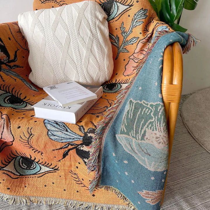 Lisslune | Bee & Eyes Garden Blanket