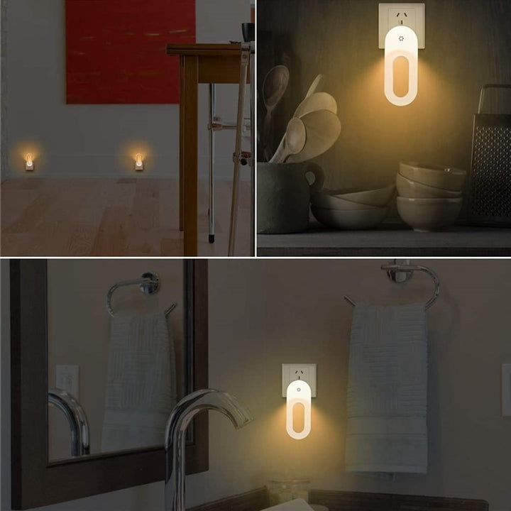 Lisslune | Twilight Sensor Energy Saving Socket Wall Night Light