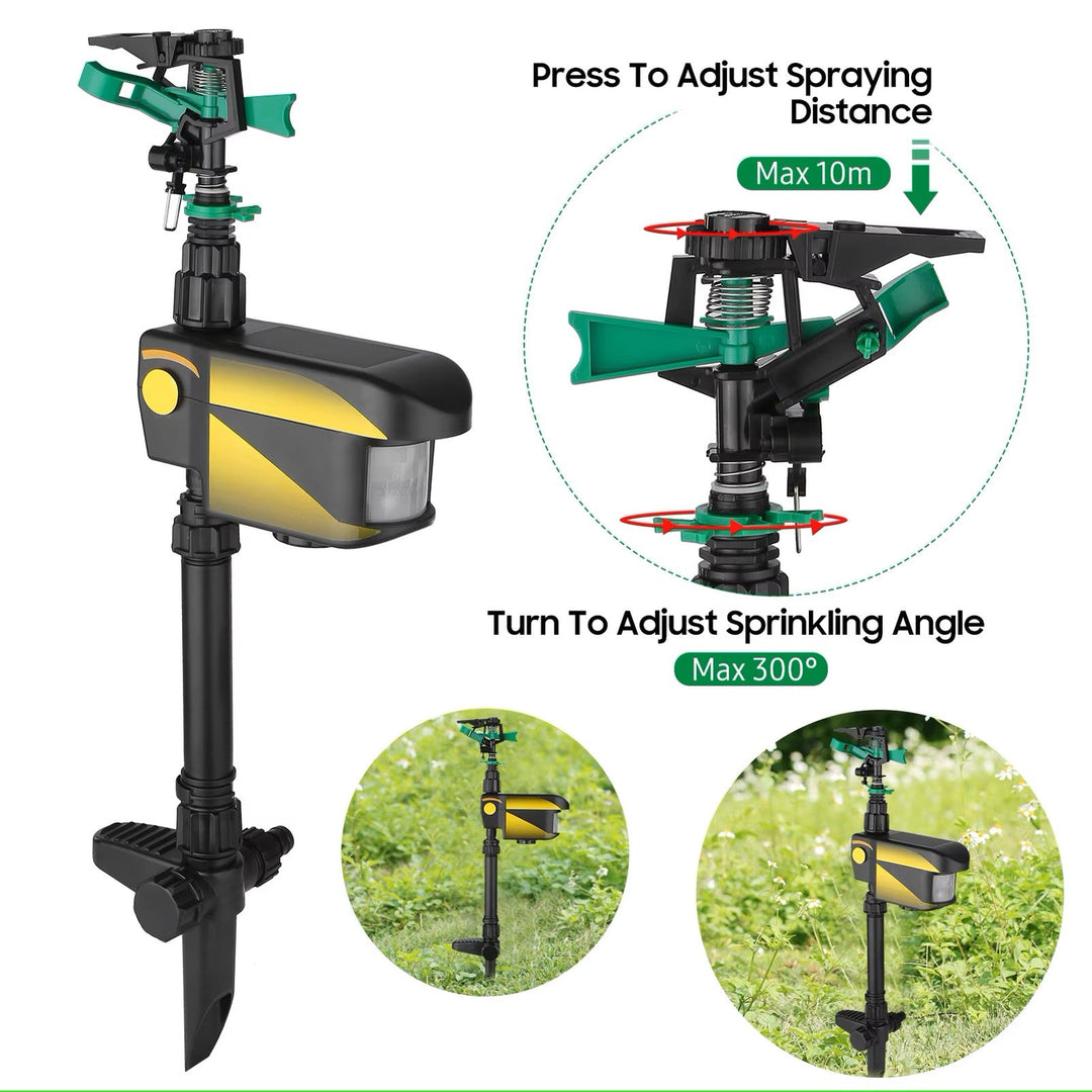 Lisslune | Sprinkler system for garden irrigation – Adjustable irrigation sprinkler with stand base