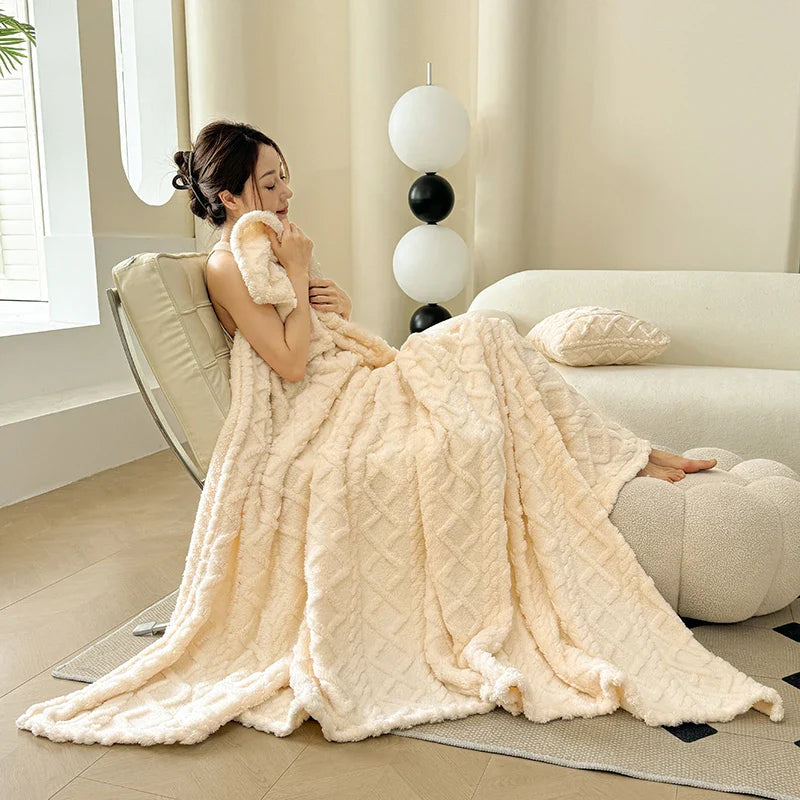 Lisslune | Diamond plush blanket