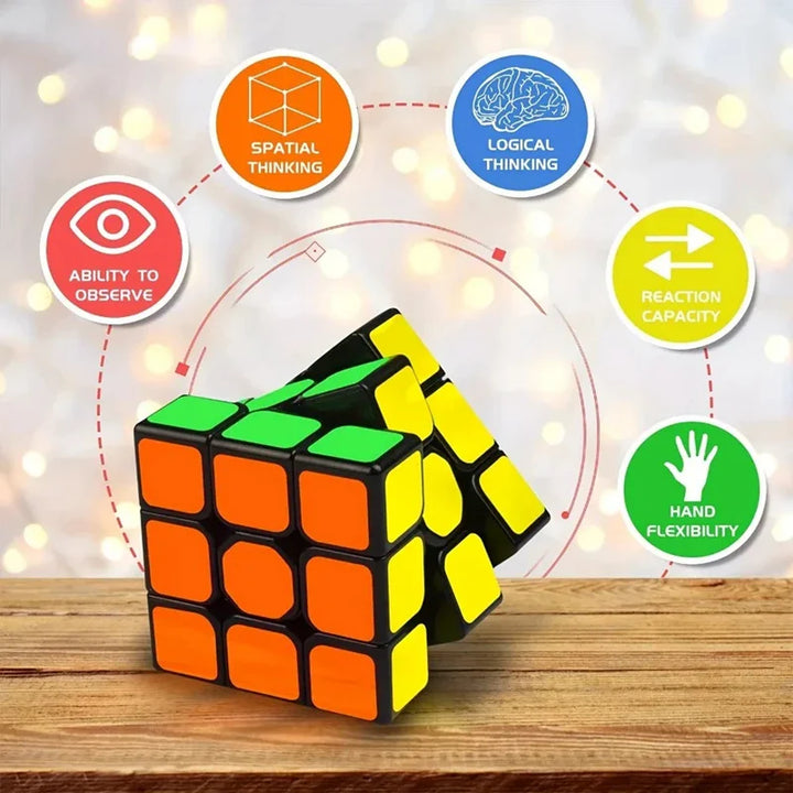 Rynx 10 pieces mini magic cubes children's birthday party gifts accessories children's learning toy goodie bag piñata filler price 3x3cm