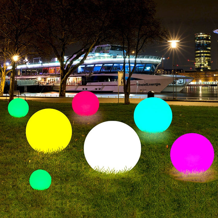 Lisslune | Shiny Moon Solar LED Waterproof Garden Ball Light