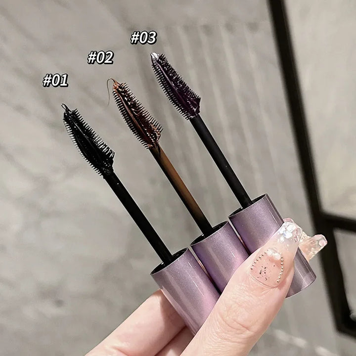 Rynx | Black Brown Mascara Waterproof Long-lasting Lengthening Eyelashes Length-Effective Eyelashes Mascara Purple Eyelashes Makeup Cosmetics