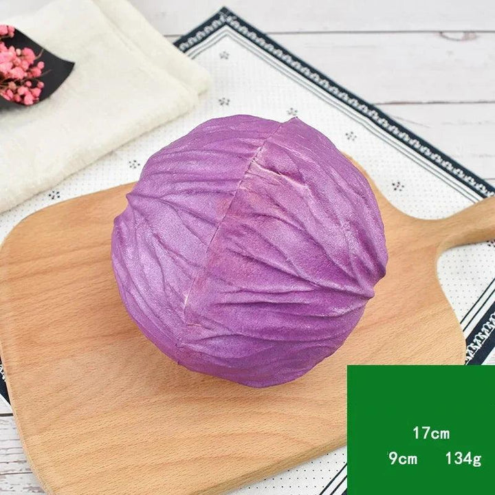 Lisslune | Lifelike kitchen vegetable display models - Decorative artificial ornaments for culinary education