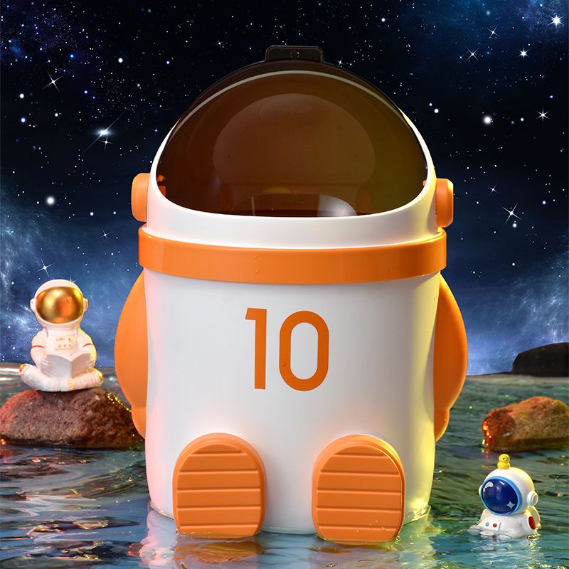 Lisslune | Mini Astronaut Shape Cute Office Trash Can