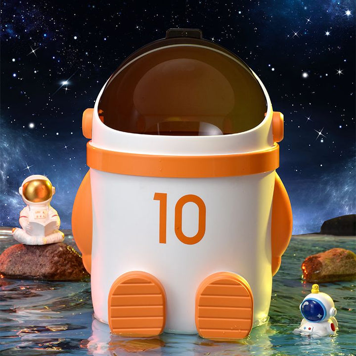Lisslune | Mini Astronaut Shape Cute Office Trash Can