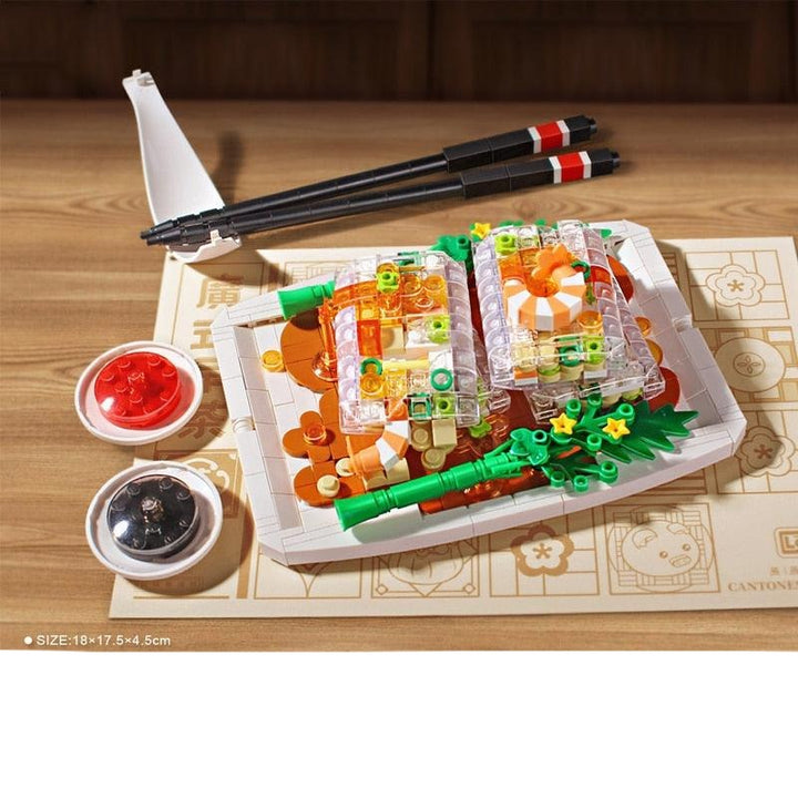 Lisslune | Cantonese Dim Sum Delight Mini Construction Set - Elite Culinary Experience