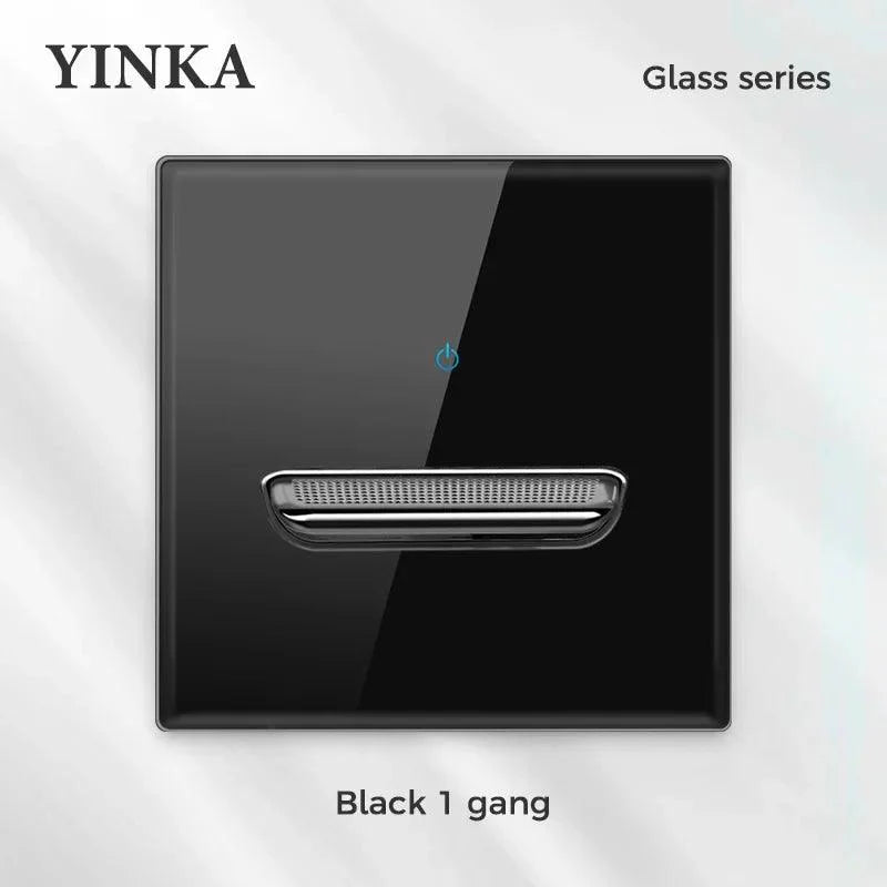 Lisslune | Elegant LED Crystal Glass Light Switch Panel - Versatile Multi-Control System