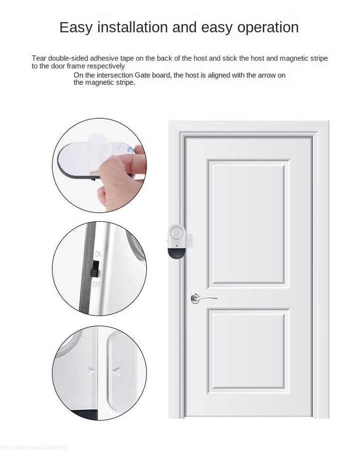 Lisslune | Magnetic Sensor Home Security Alarm