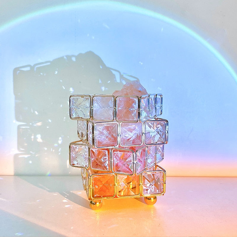 Lisslune | Crystal Room Mood Ambient Geo Shimmer Cube Light
