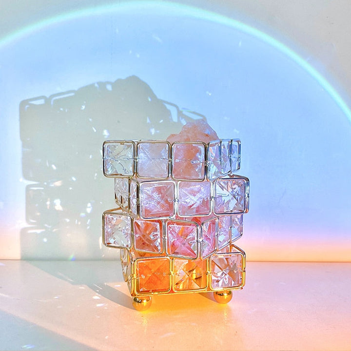 Lisslune | Crystal Room Mood Ambient Geo Shimmer Cube Light