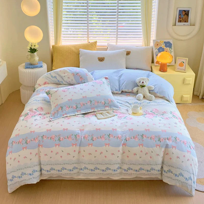 Rynx | Khaki Striped Check Blanket Adults Kids Home Hotel Room Decoration Double Skin-friendly Comfort 100% Cotton Bedding 1 Piece