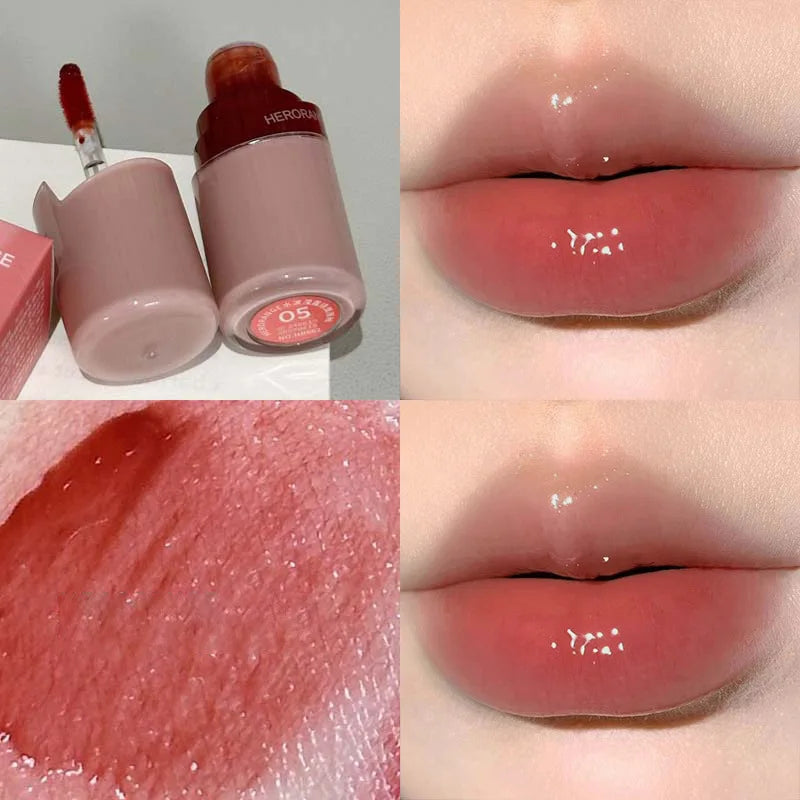 Rynx | Lip Gloss Hydra Mirror Lip Gloss Lipstick Clear Shine Artificial Simple Female Lipstick