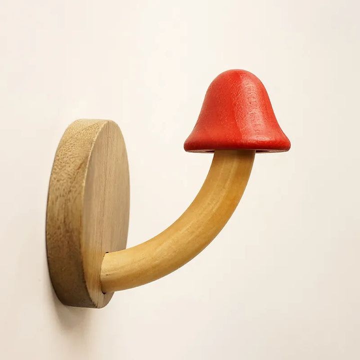 Lisslune | Mystic Mushroom Wooden Wall Clothes Hanger