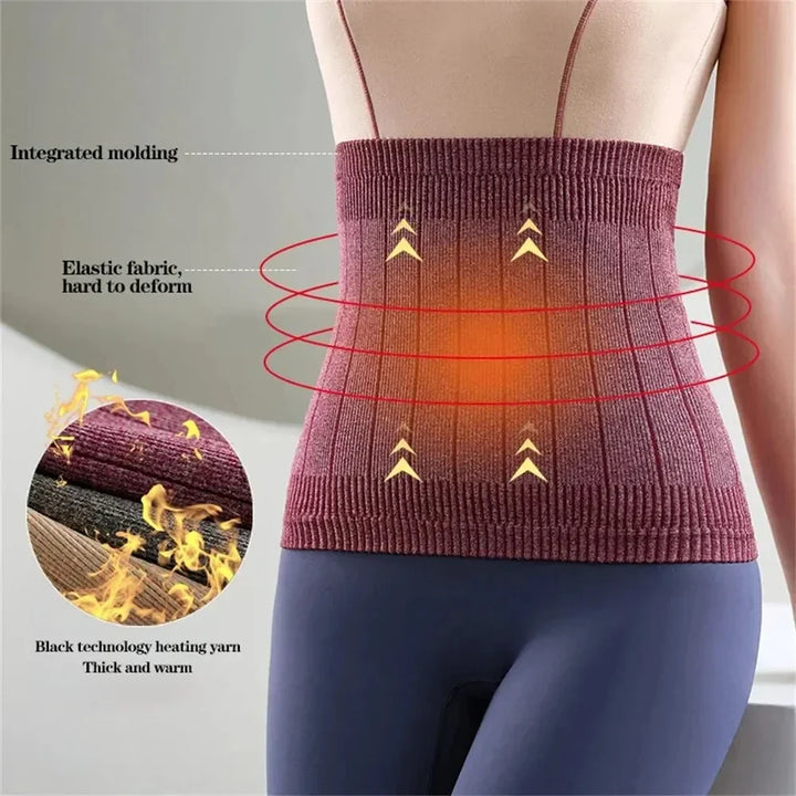 Rynx | 1pc Waist-tightening Belly Wrap Heating Belt postpartum strong Slimming Belly Band Waist Sealing Body Shaping Belt Belly Reduction