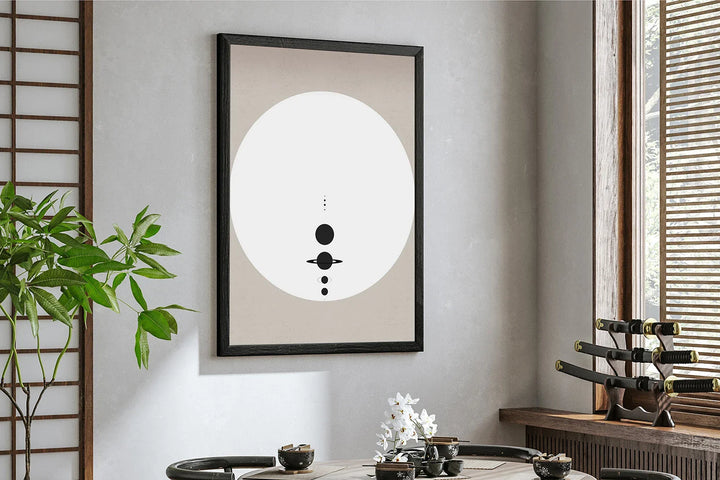 Lisslune | System Minimalistic Canvas Print