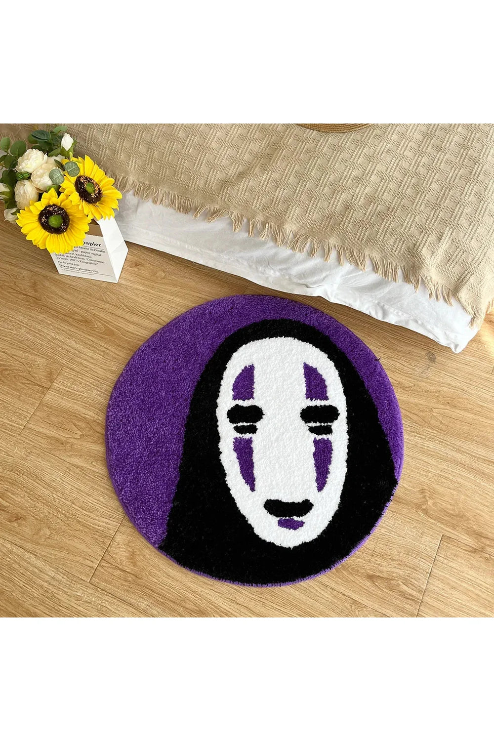 Lisslune | Face Soft Round Rug