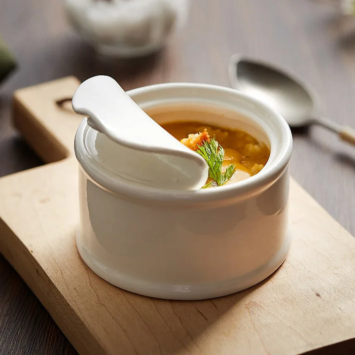 Lisslune | Contemporary French Onion Soup Bowl – Premium Ceramic Soup & Stew Bowl