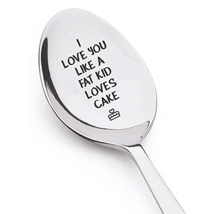 Rynx Valentine’s Day gift stainless steel milk coffee spoon love letter wedding souvenirs anniversary gift for girlfriend boyfriend